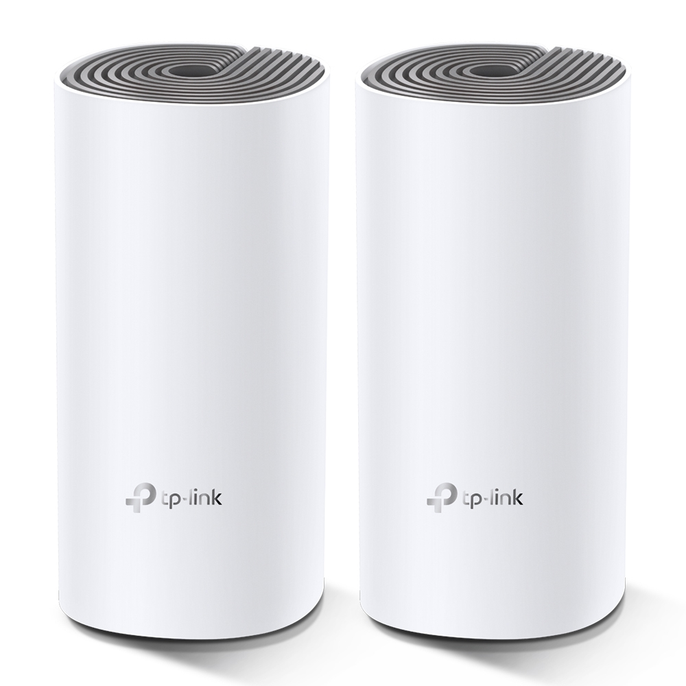 Deco E4 (2-pack) Doble banda (2,4 GHz / 5 GHz) Wi-Fi 5 (802.11ac) Blanco, Gris Interno