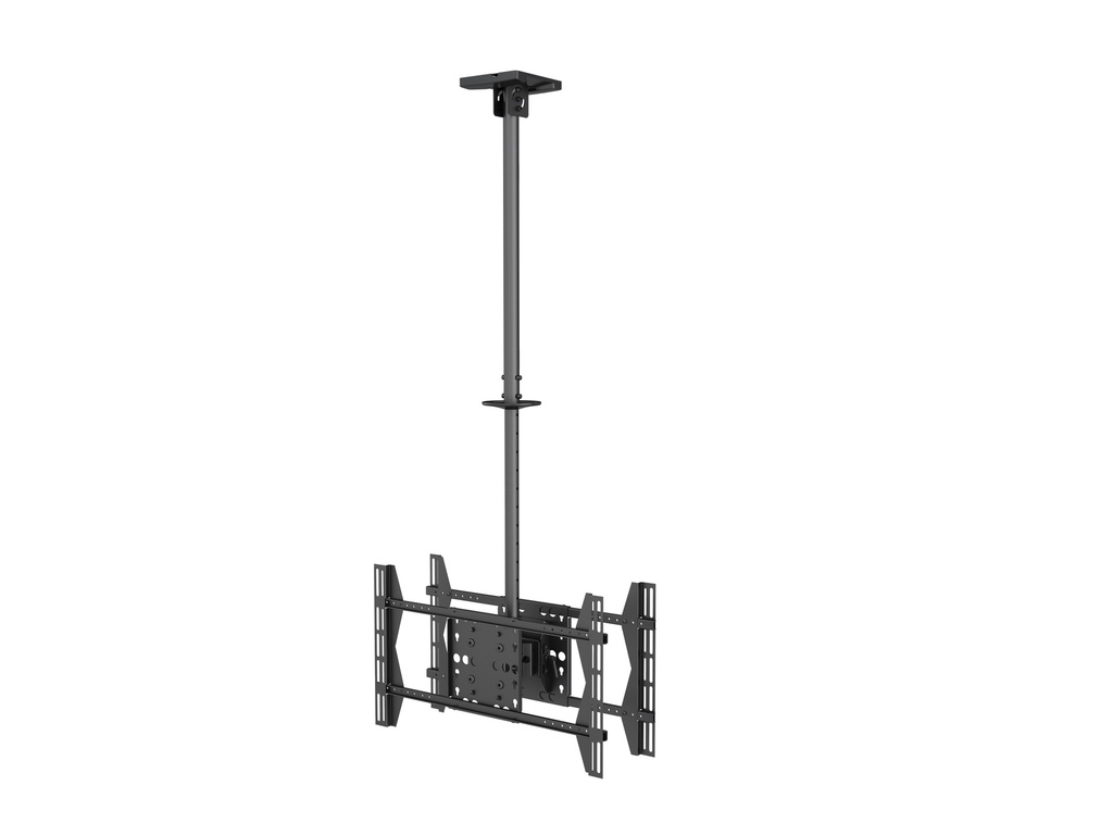 [650370] Soporte de TV de doble pantalla para montaje en techo de 32"-75