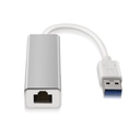 A106-0049 cambiador de género para cable RJ-45 USB 2.0 Type-A Plata, Blanco