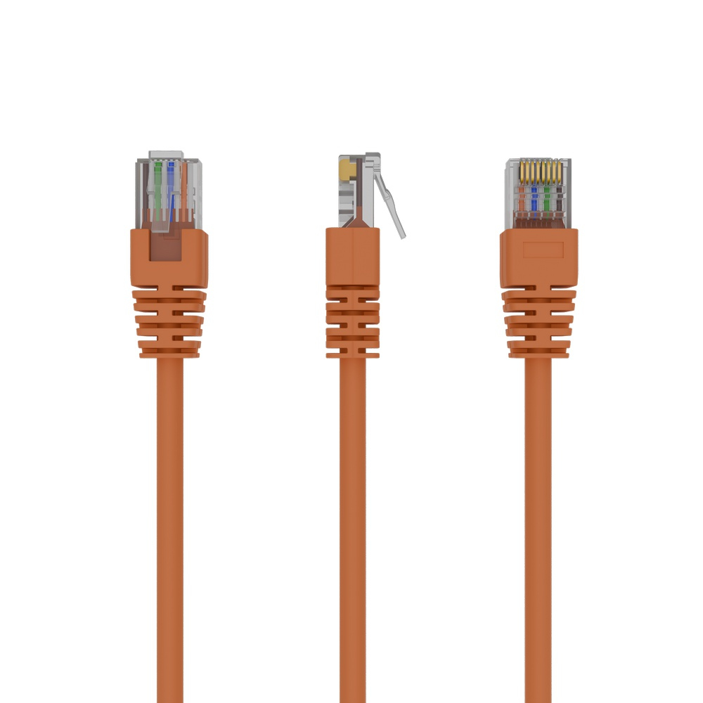 PP12-1M/O cable de red Naranja Cat5e U/UTP (UTP)