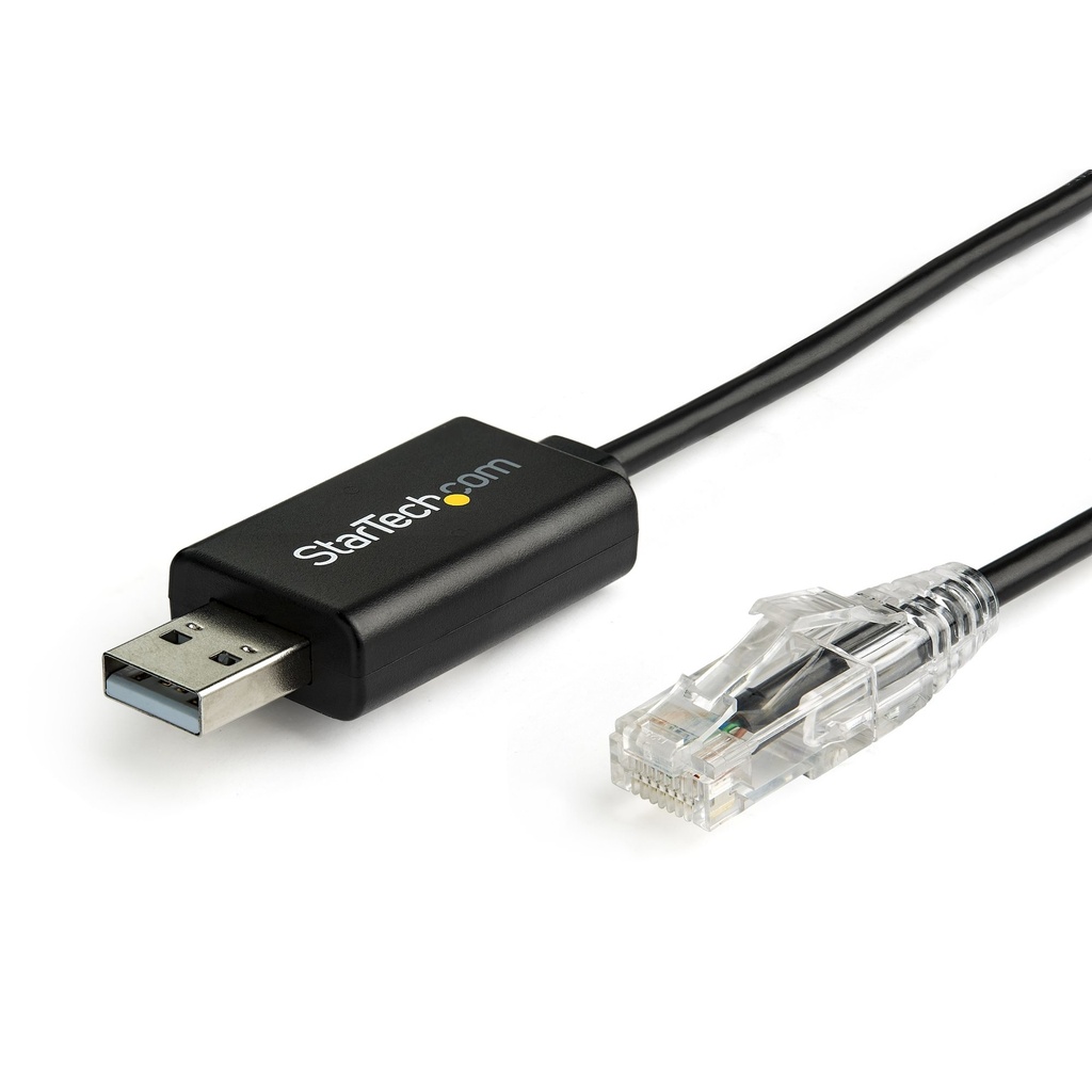 [ICUSBROLLOVR] Cable de 1,8m Rollover para Consola Cisco - USB a RJ45