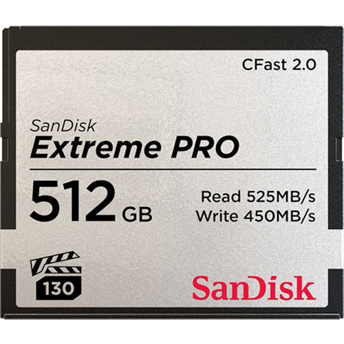 [SDCFSP-512G-G46D] Extreme Pro 512 GB CFast 2.0