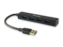 128953 hub de interfaz USB 3.2 Gen 1 (3.1 Gen 1) Type-A 5000 Mbit/s Negro