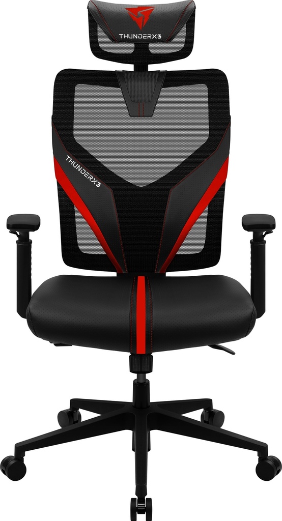[YAMA1BR] YAMA1 Silla para videojuegos universal Negro, Rojo