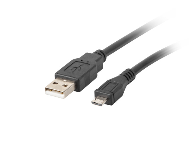 CA-USBM-10CC-0003-BK cable USB USB 2.0 0,3 m Micro-USB B USB A Negro