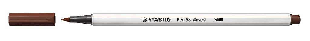 Pen 68 brush rotulador Medio Marrón 1 pieza(s)