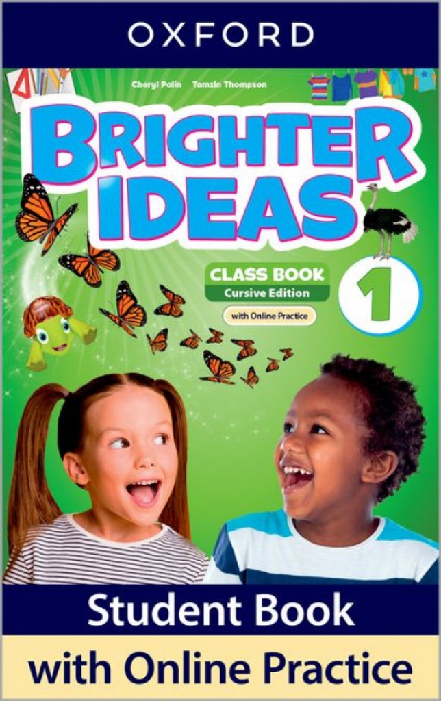 BRIGHTER IDEAS 1 COURSEBOOK CURSIVA +ONLINE PRACTICE 2024