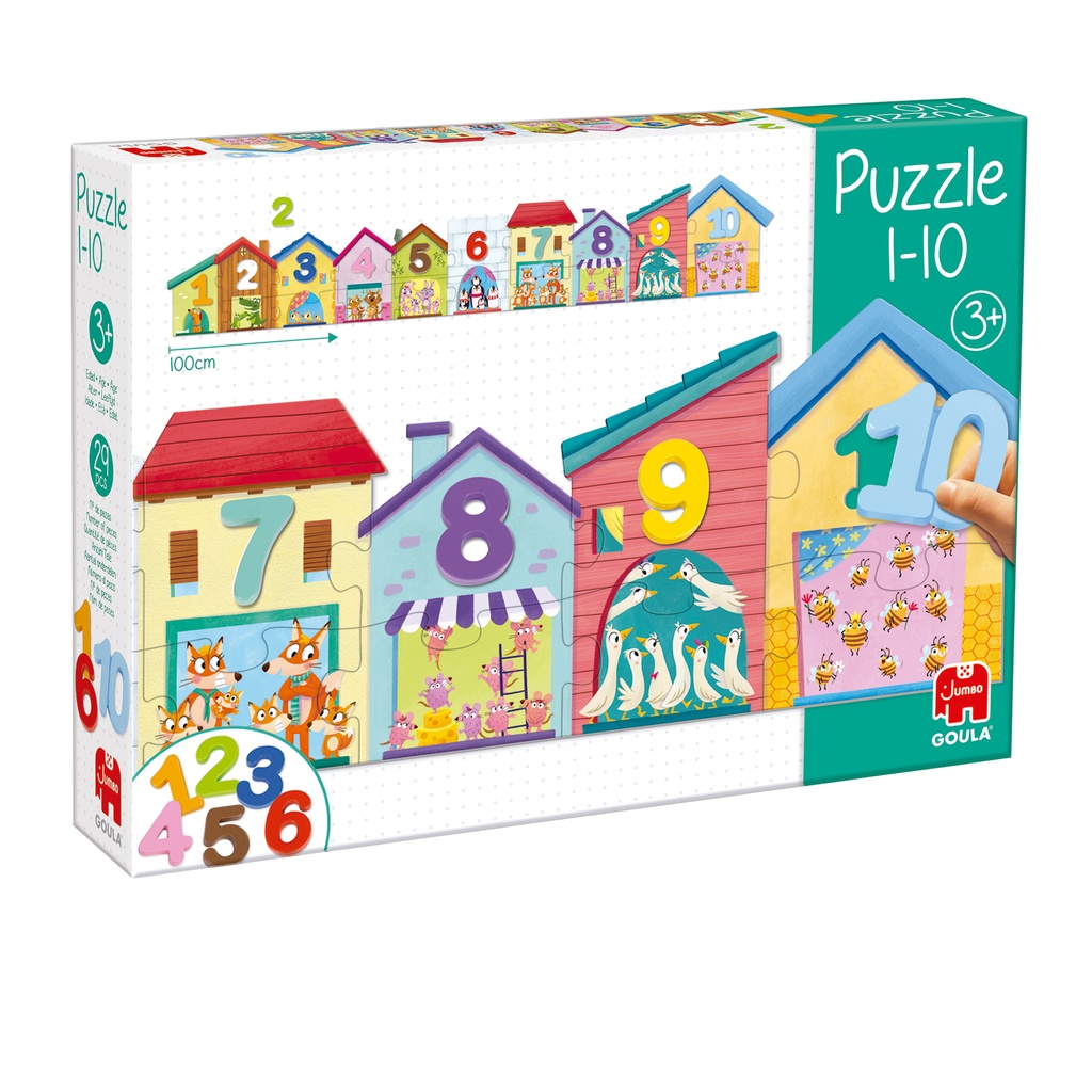 PUZZLE DE 1 A 10 DISET