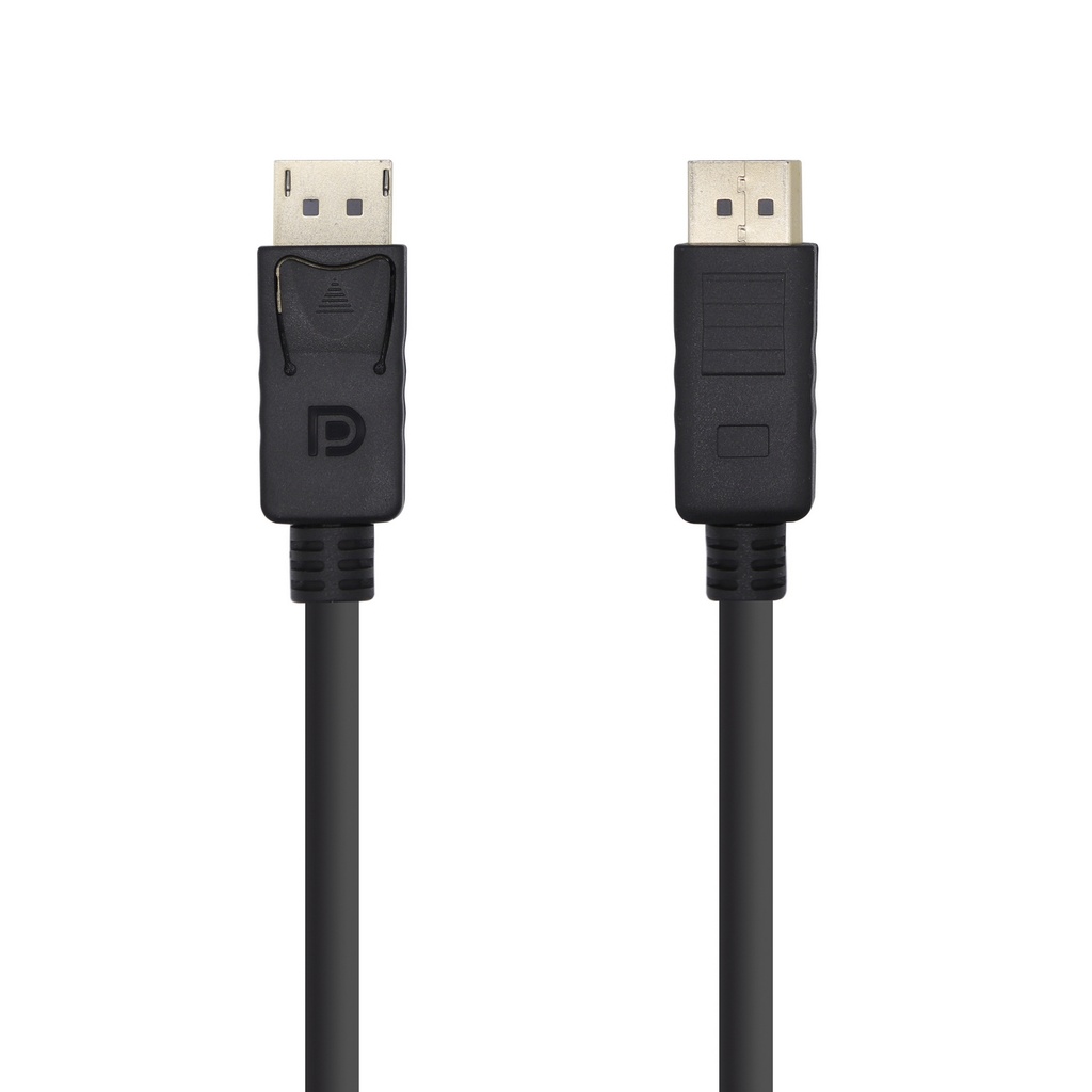 Cable Displayport V1.2 4K@60HZ, DP/M-DP/M, Negro, 5.0m