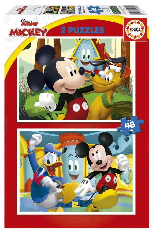 MICKEY MOUSE FUN HOUSE 2X48 PIEZAS