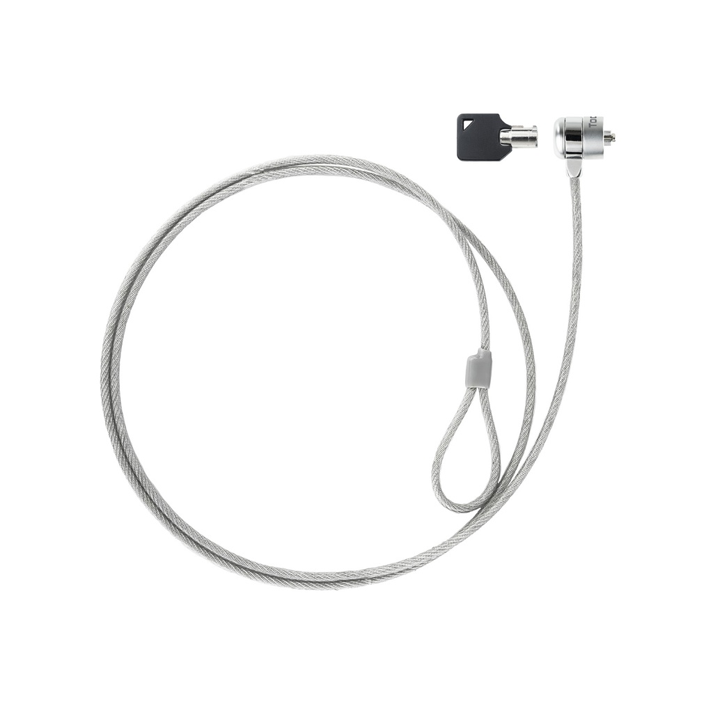 [TQCLKC0025] TQCLKC0025 cable antirrobo Plata 1,5 m
