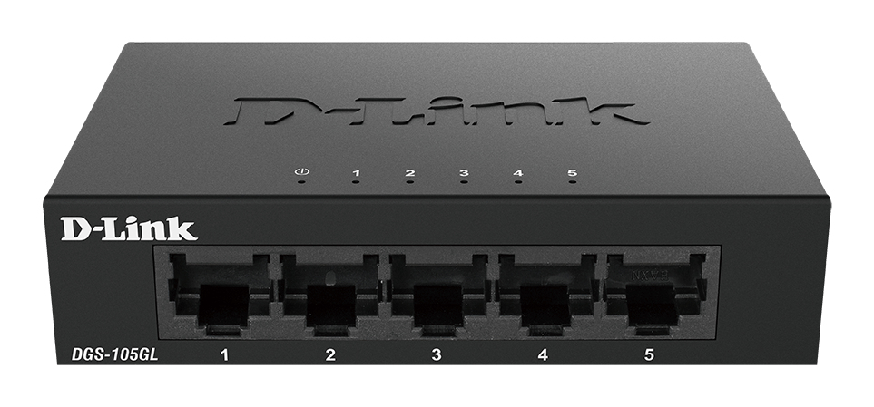 DGS-105GL No administrado Gigabit Ethernet (10/100/1000) Escritorio Negro