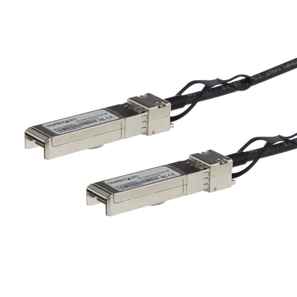 [SFPH10GBC05M] Cable de 0,5m Twinax Direct Attach SFP+ a SFP+ - 10G Compatible con Cisco SFP-H10GB-CU0-5M - DAC Cobre SFP+ 10GbE - DAC Pasivo de Bajo Poder 10Gbps - Firepower ASR9000 ASR1000