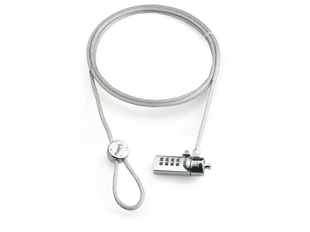 [NZL-0226] LOBSTER CODE cable antirrobo Metálico 1,8 m