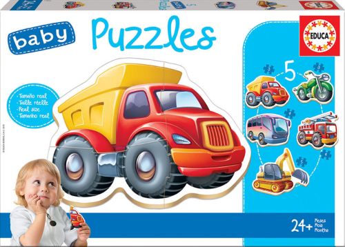 Vehiculos baby puzzles
