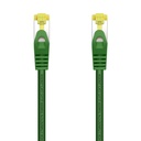 Cable De Red Latiguillo RJ45 LSZH Cat.7 600 MHz S/FTP PIMF AWG26, Verde, 1.0 m