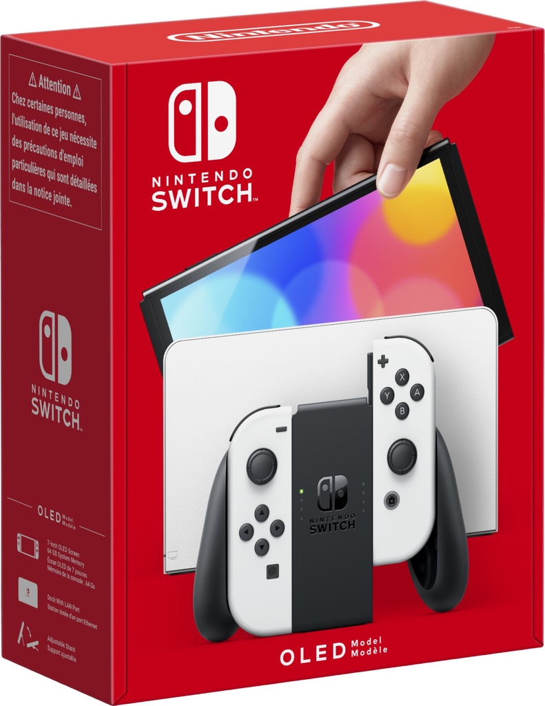 [10007454] Switch OLED videoconsola portátil 17,8 cm (7") 64 GB Pantalla táctil Wifi Blanco