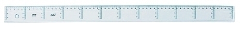 [400960] REGLA CRISTAL SAFTA 60 CENTIMETROS