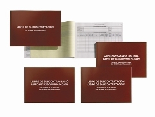 [MR5589] LIBRO SUBCONTRATACION (NUEVO) GALL/CAST