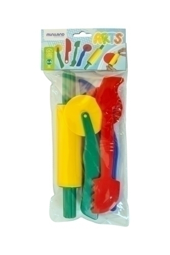 [95251] JUEGO MINILAND 5 ACCESORIOS PASTA 22cm - Pack de 12 unidades