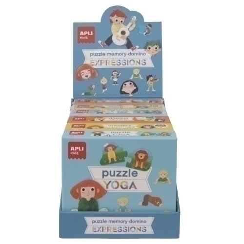 [18202] PUZZLE EDUCATIVO APLI EXPRESSIONS C/6