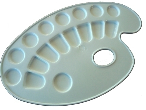 [90612538] PALETA TALENS PLASTICO OVALADA 17 DEP.