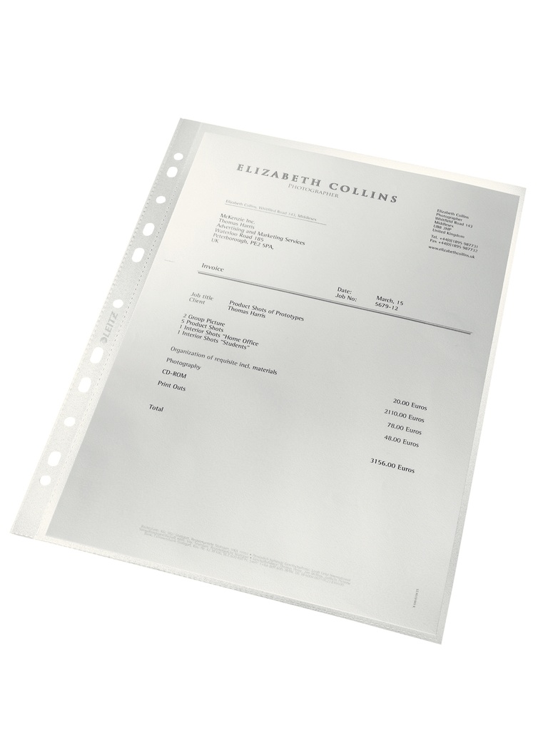 47913003 protector de hojas 210 x 297 mm (A4) Polipropileno (PP)