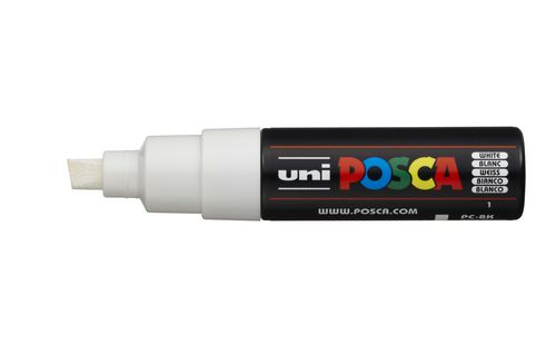 [148791000] MARCADOR UNI-POSCA PC8K COLOR BLANCO PUNTA 8,0MM