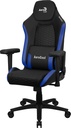 CROWNBB Azul, Silla Gaming Ergonómica, Cojines Ajustables, Cuero Sintético Premium