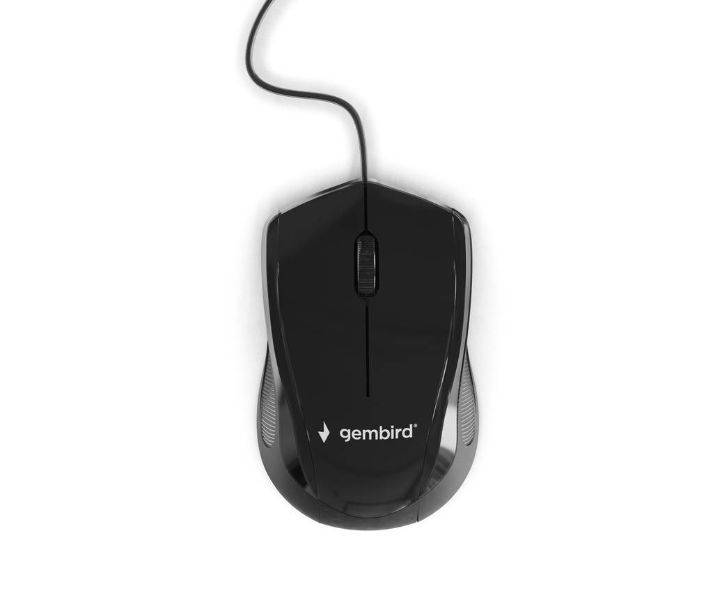 MUS-3B-02 ratón Oficina Ambidextro USB tipo A Óptico 1000 DPI