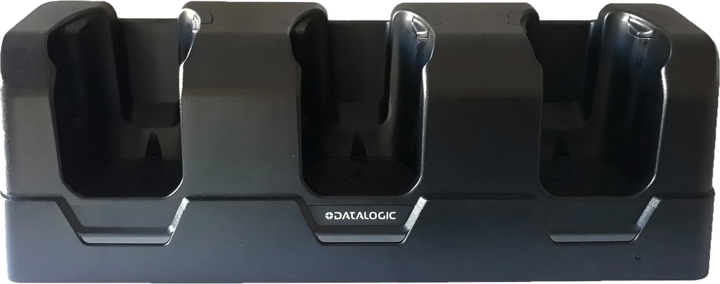 Three Slot Wireless Charging Dock estación dock para móvil Ordenador portátil Negro