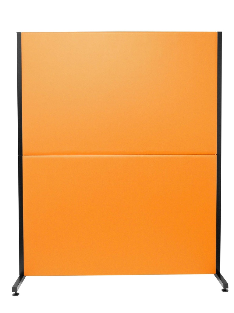 Biombo Valdeganga similpiel naranja