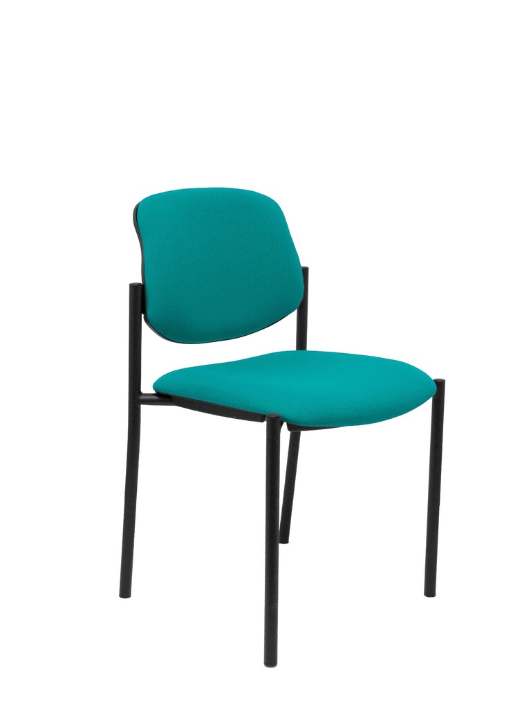 Silla fija Villalgordo bali verde chasis negro