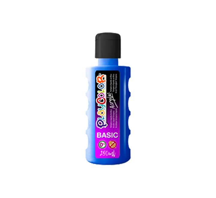 BOTE PINTURA PLAYCOLOR ACRYLIC 250ML AZ OSCURO