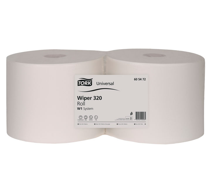 PACK 2 ROLLO IND TORK BASICO 1142S 400M 2CAP
