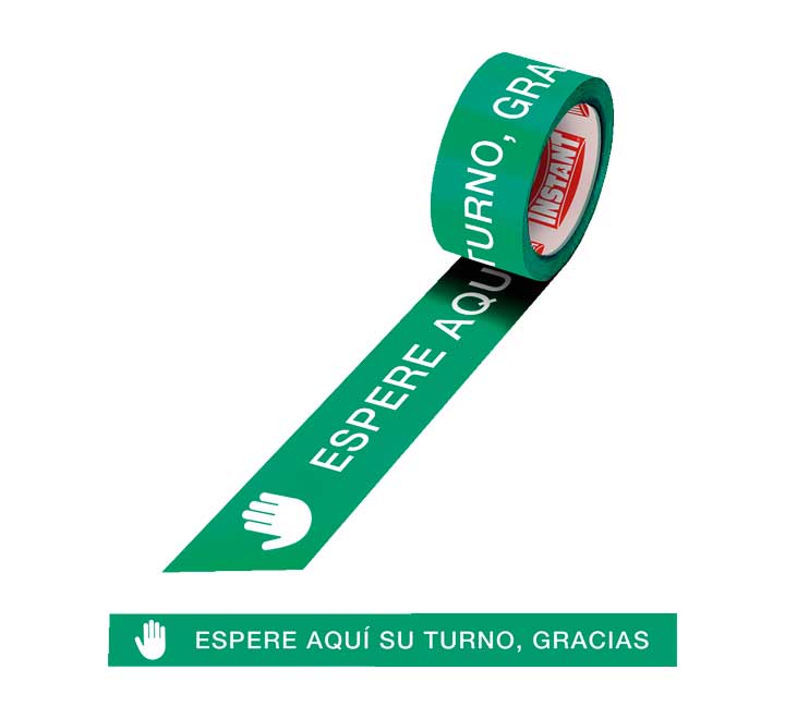 CINTA ADH. INSTANT ESPERE AQUI 48MMX30M