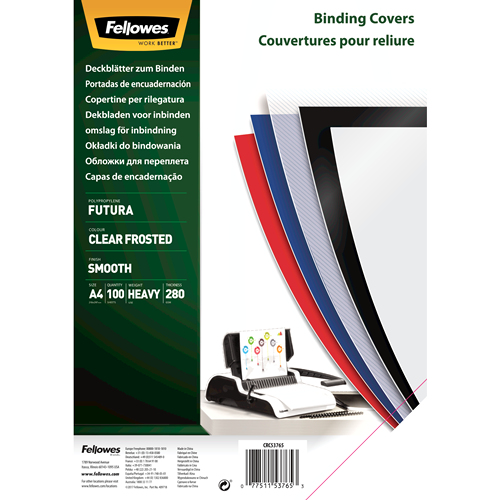 Portadas Polipropileno A4 , 300 micras, Transparente Pack 100
