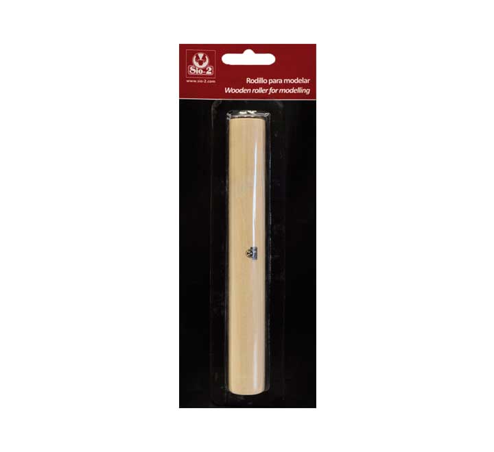 RODILLO MADERA SIO-2 16CM DIAM. 2CM 37000030