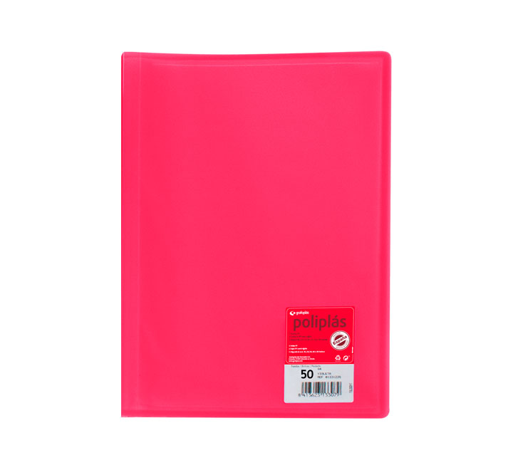 CARP. 50F POLIPLAS GRAFOPLAS A4 PP FUCSIA 01351254