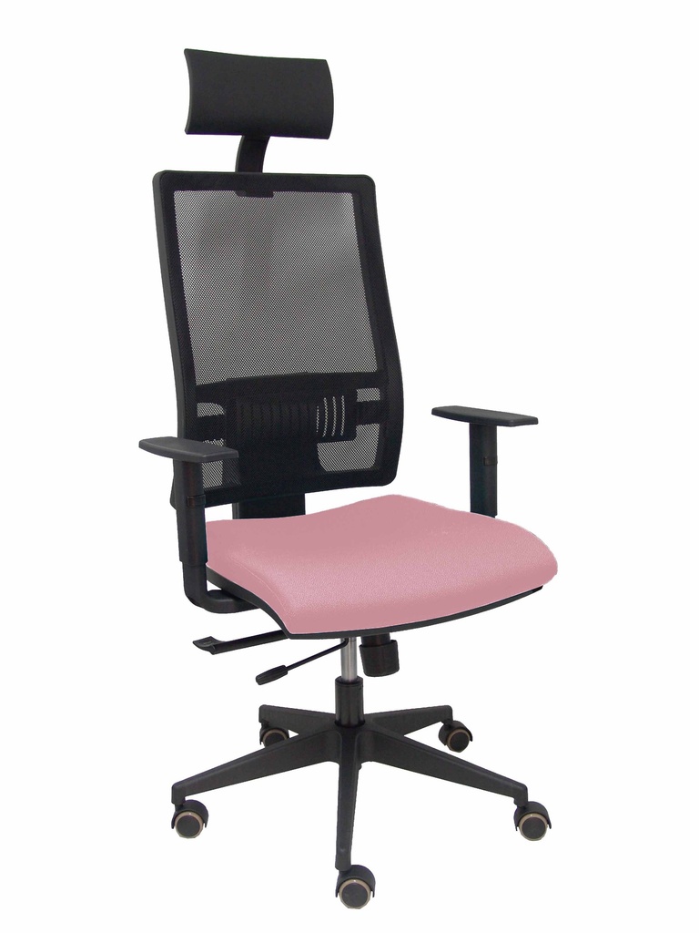 Silla Horna traslack bali rosa brazos regulables ruedas parqué y cabecero