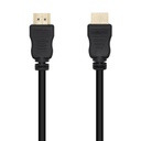 Cable HDMI V1.4 Alta Velocidad 14+1 CCS, A/M-A/M, Negro, 2.0m