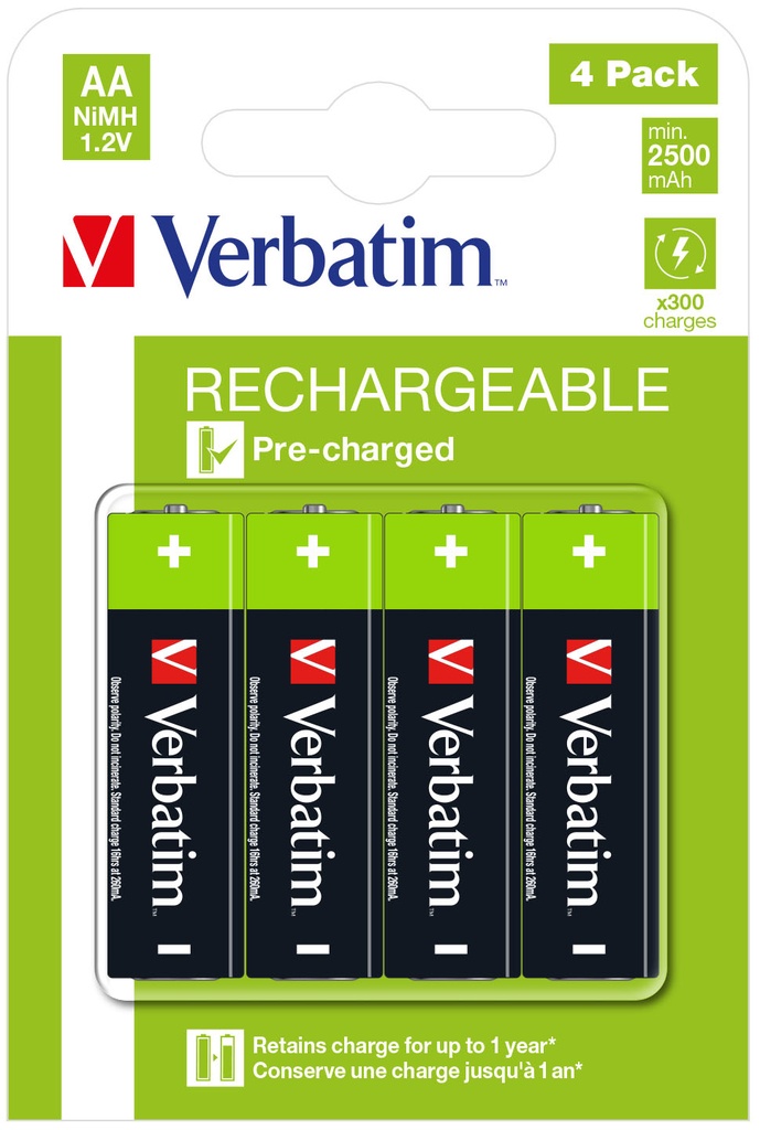 49517 pila doméstica Batería recargable AA Níquel-metal hidruro (NiMH)