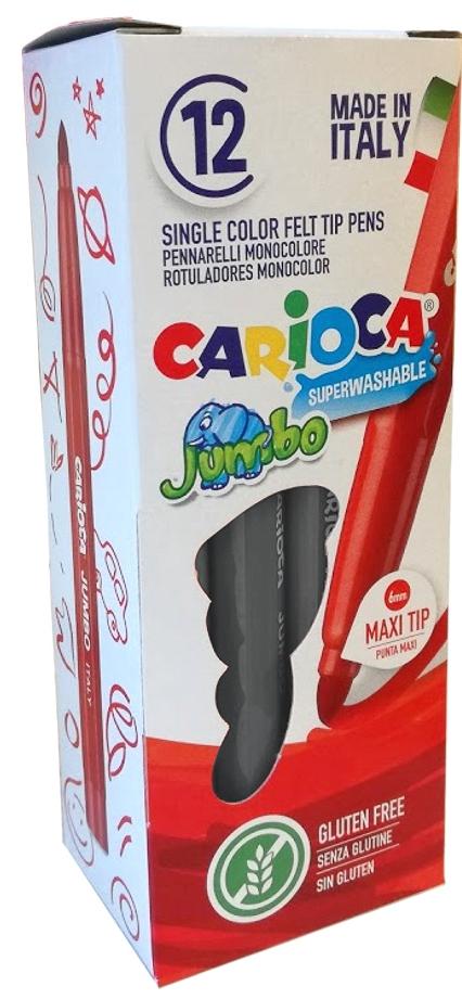 [4013011] CARIOCA ROTULADOR JUMBO PUNTA MAXI GRIS CLARO - CAJA DE 12