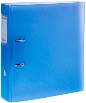 [210 AZ TL] ARCHIVO 2000 ARCHIVADOR PLÁSTICO ARCHIRRADO FORMATO DIN A4 MECANISMO DE PALANCA PASO 80 MM AZUL TRASLÚCIDO