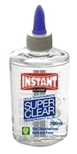 [11141] COLA TRANSPARENTE INSTANT SUPERCLEAR 266 - Pack de 6 unidades