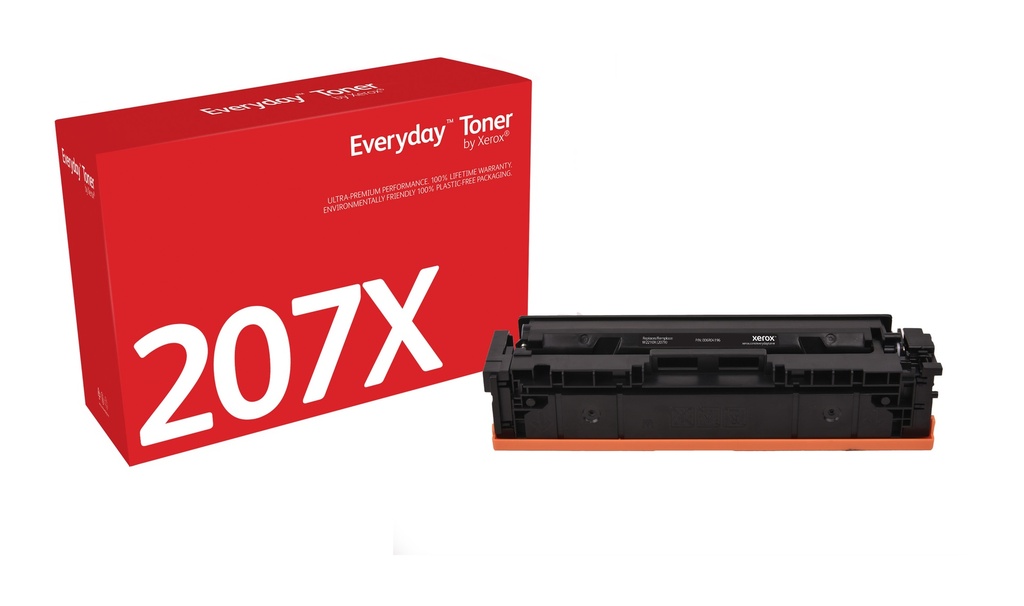 Everyday Toner Everyday Negro di Xerox compatibile con HP 207X (W2210X), Capacidad alta
