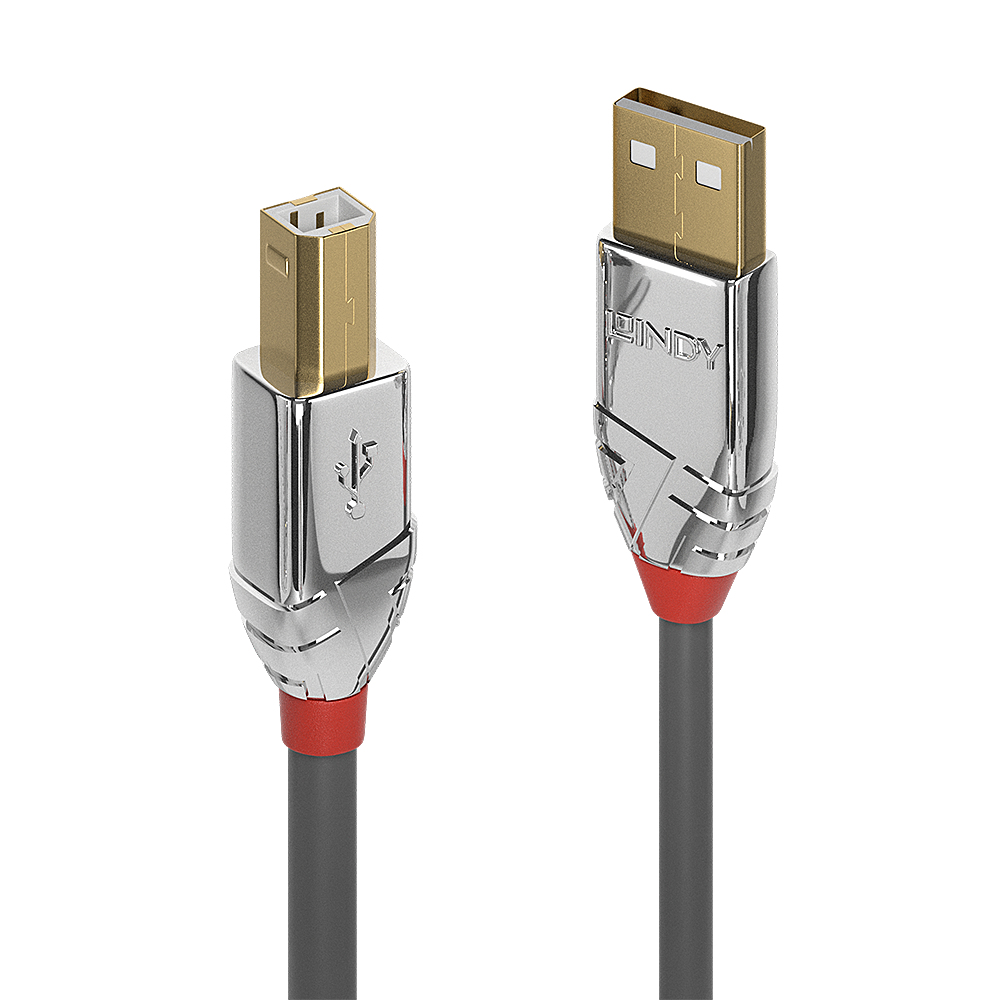 36641 cable USB USB 2.0 1 m USB A USB B Gris