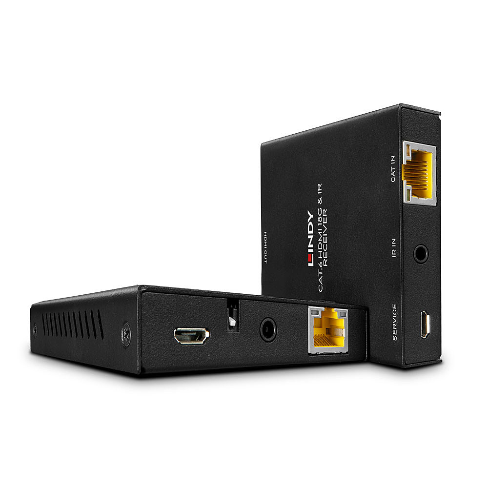 [38205] 38205 extensor audio/video Transmisor y receptor de señales AV Negro