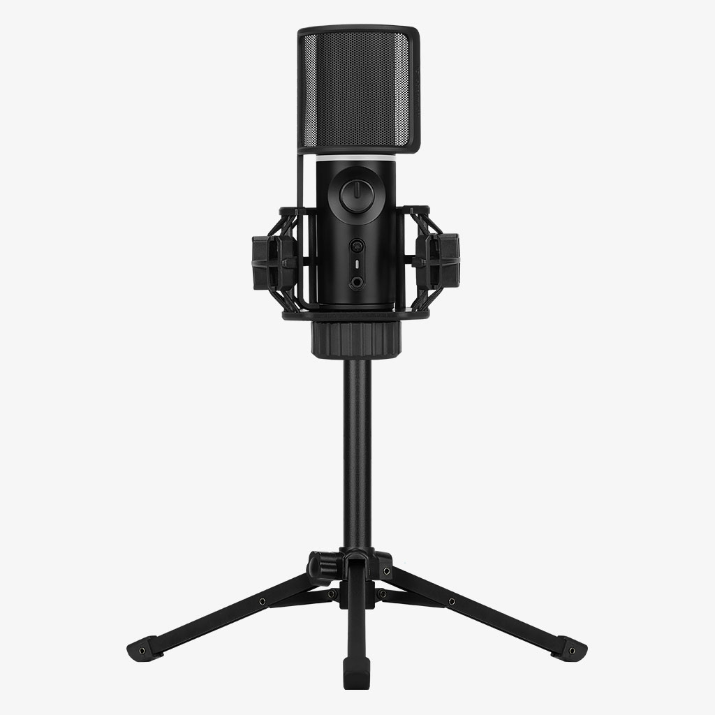 MIC TRIPOD Negro Micrófono de estudio
