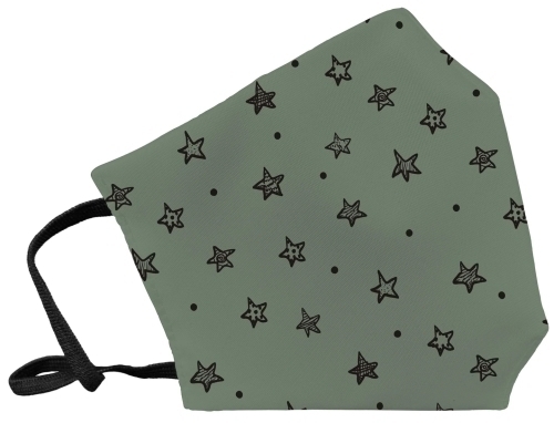 MASCARILLA REUT. PEQ. ESTRELLAS KAKI